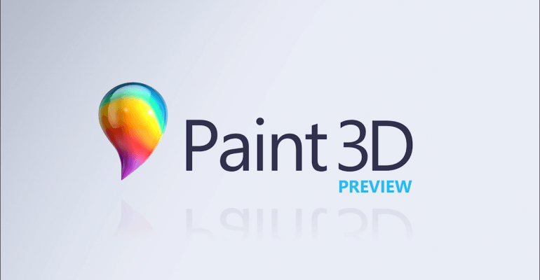Paint App Logo - Apps | Take a look at the new Paint 3D Preview App for Windows 10 ...