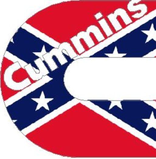 Cummins Flag Logo - Cummins. CUMMINS. Cummins, Rebel and Flag