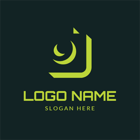 Green Eye Shaped Logo - Free Photography Logo Designs. DesignEvo Logo Maker