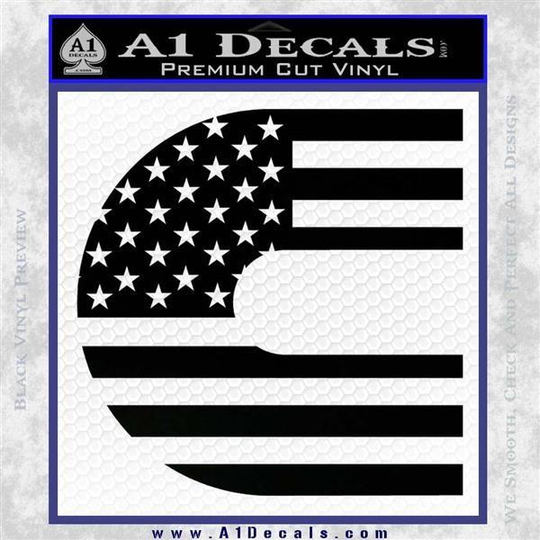 American Flag Cummins Logo - Cummins American Flag Decal Sticker » A1 Decals