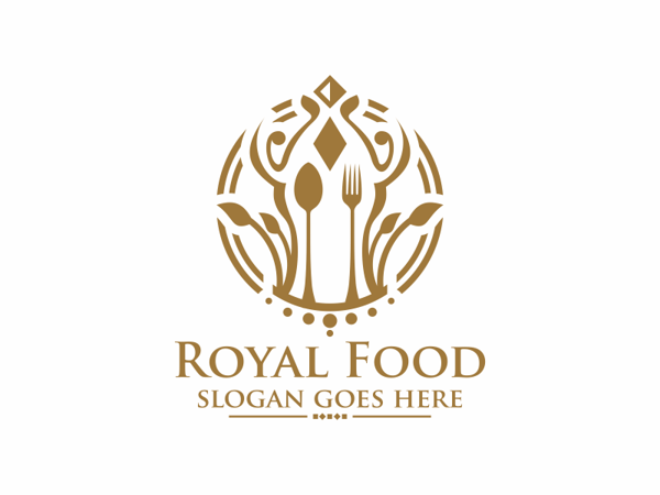 Elegant Food Logo - Royal Food Logo by mei suseno, via Behance | my fav | Logo design ...