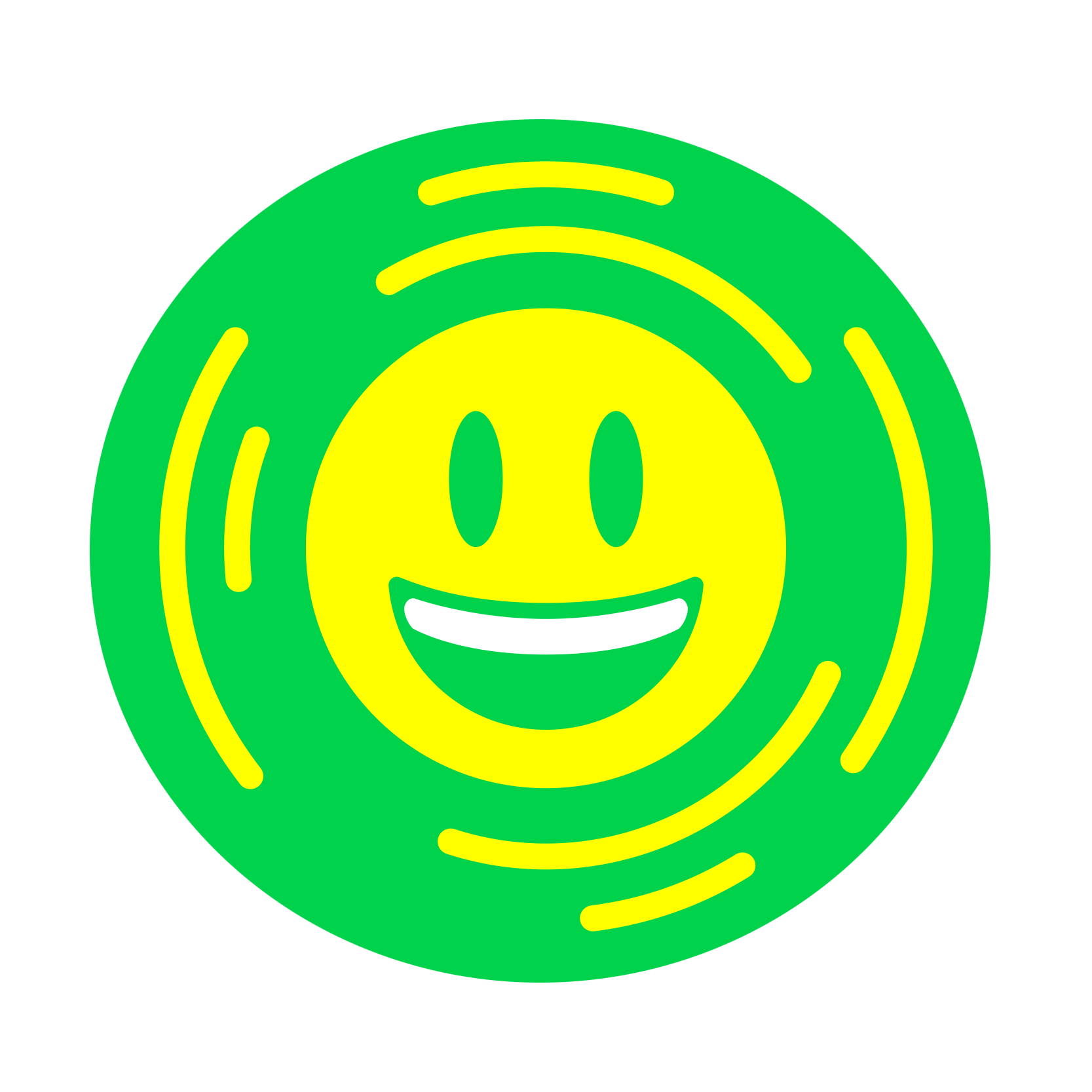 Happy Emoji Logo - Emojitones Messenger - every emoji has a sound to send to friends