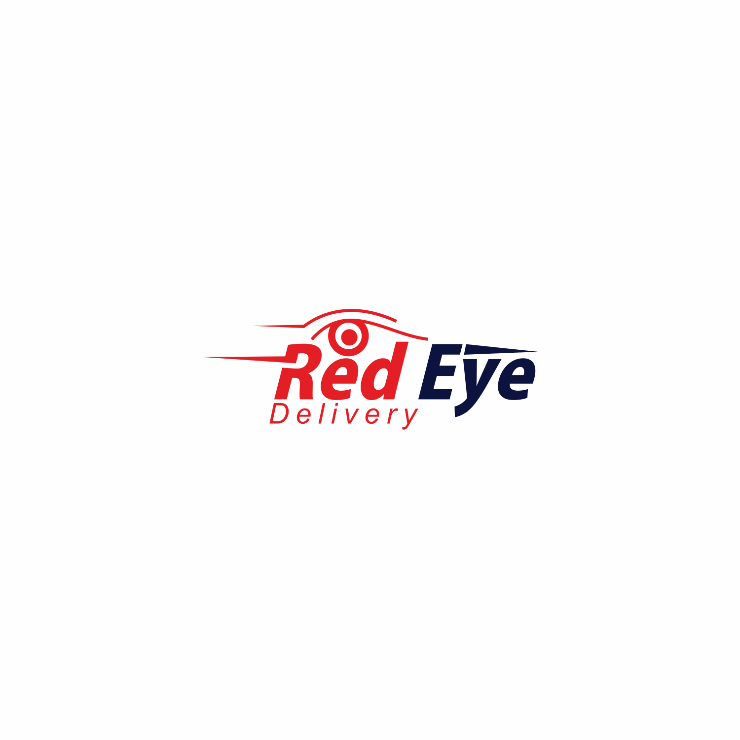 Red Eye Logo - Elegant, Modern, Delivery Service Logo Design for Red Eye Delivery