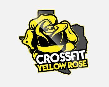 Rose and Yellow Logo - Logo design entry number 12 by AlessioBertolino | CrossFit Yellow ...