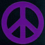 Purple Peace Sign Logo - Peace Magnets