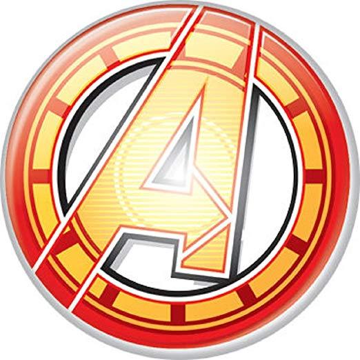 Emoji Logo - Emoji Avengers Logo Comics Button