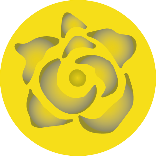 Rose and Yellow Logo - Rose Will Gallery + Studio