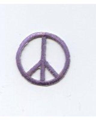 Purple Peace Sign Logo - Get The Deal: Small Mini Peace Sign On Applique