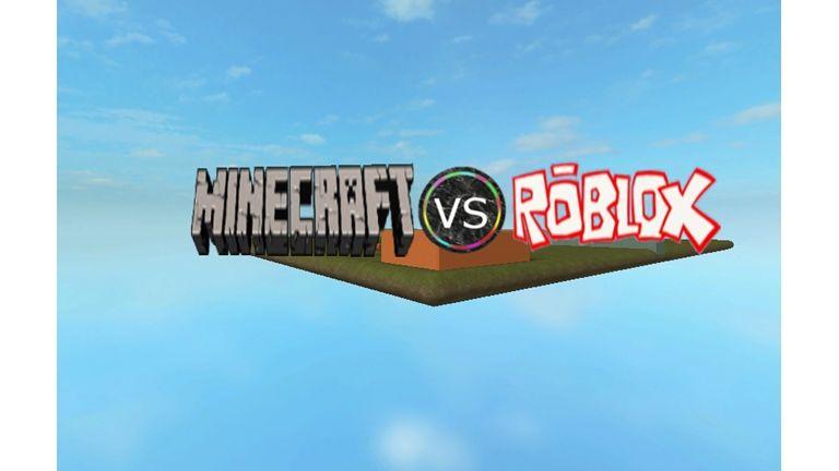 Roblox Vs Logo Logodix - roblox vs minecraft 600 views minecraft blog