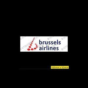 Brussels Airlines Logo - Brussels Airlines Logo Sticker (Size 16.5 cm x 5.3 cm)