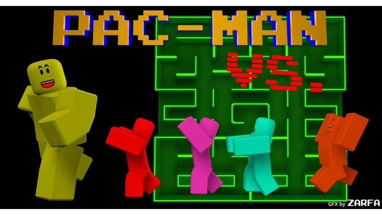Roblox vs Logo - Pac-Man VS ᗧ•ᗣ - Roblox