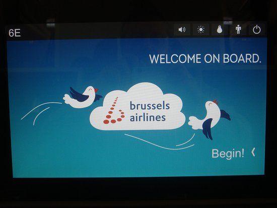 Brussels Airlines Logo - Welcome on board - the crew made absolutely sure of that - Picture ...