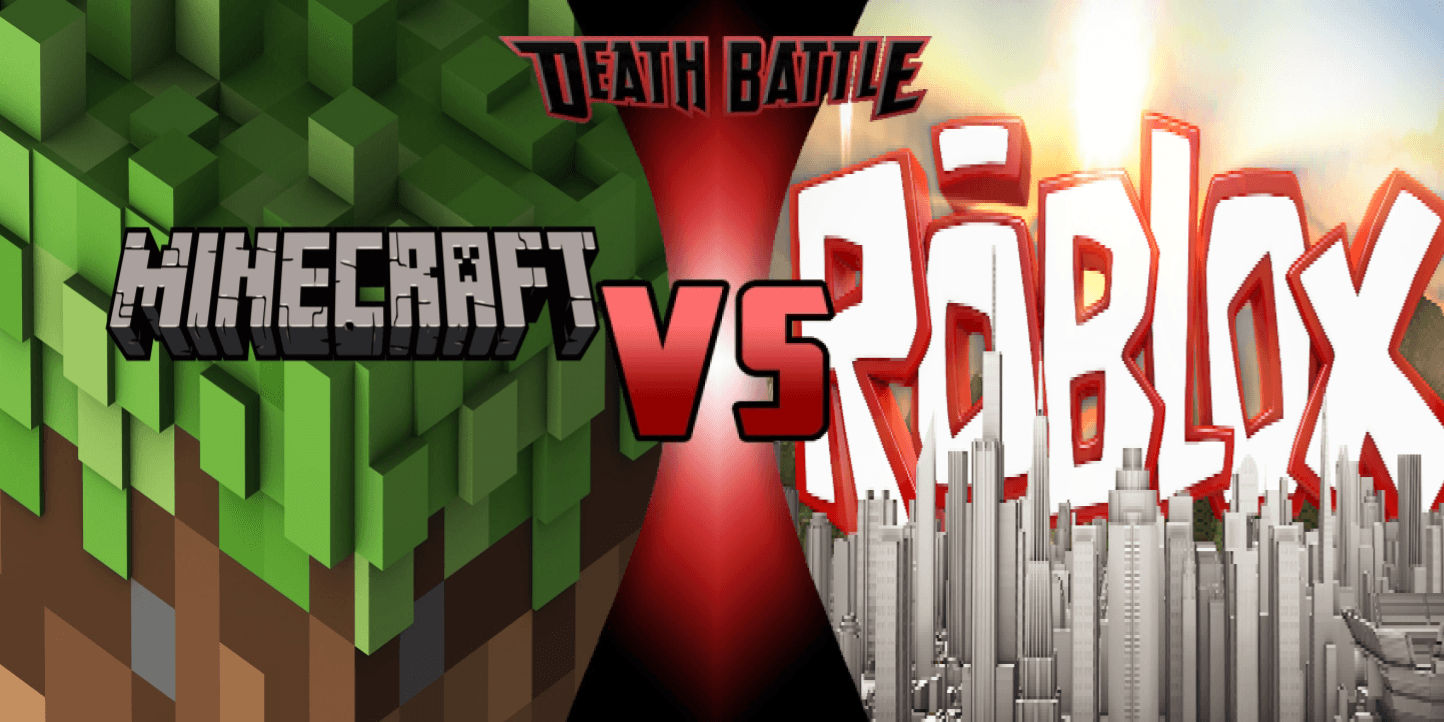 Minecraft VS Roblox - Logo Battle 