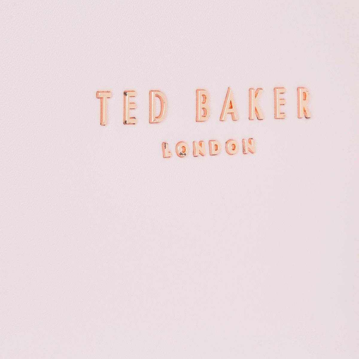 Ted Baker Logo - Ted Baker Emilii Statement Letters Xbody Bag Dusky-Pink in rose ...
