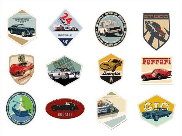 Vintage Automotive Logo - Automotive Logos PSD, AI, Vector, EPS Format Download