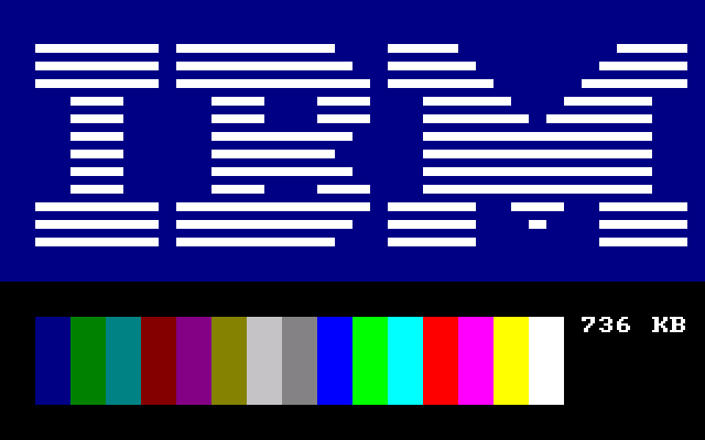 Vintage IBM Logo - doing the IBM logo with extended ascii? [Archive] - Vintage Computer ...