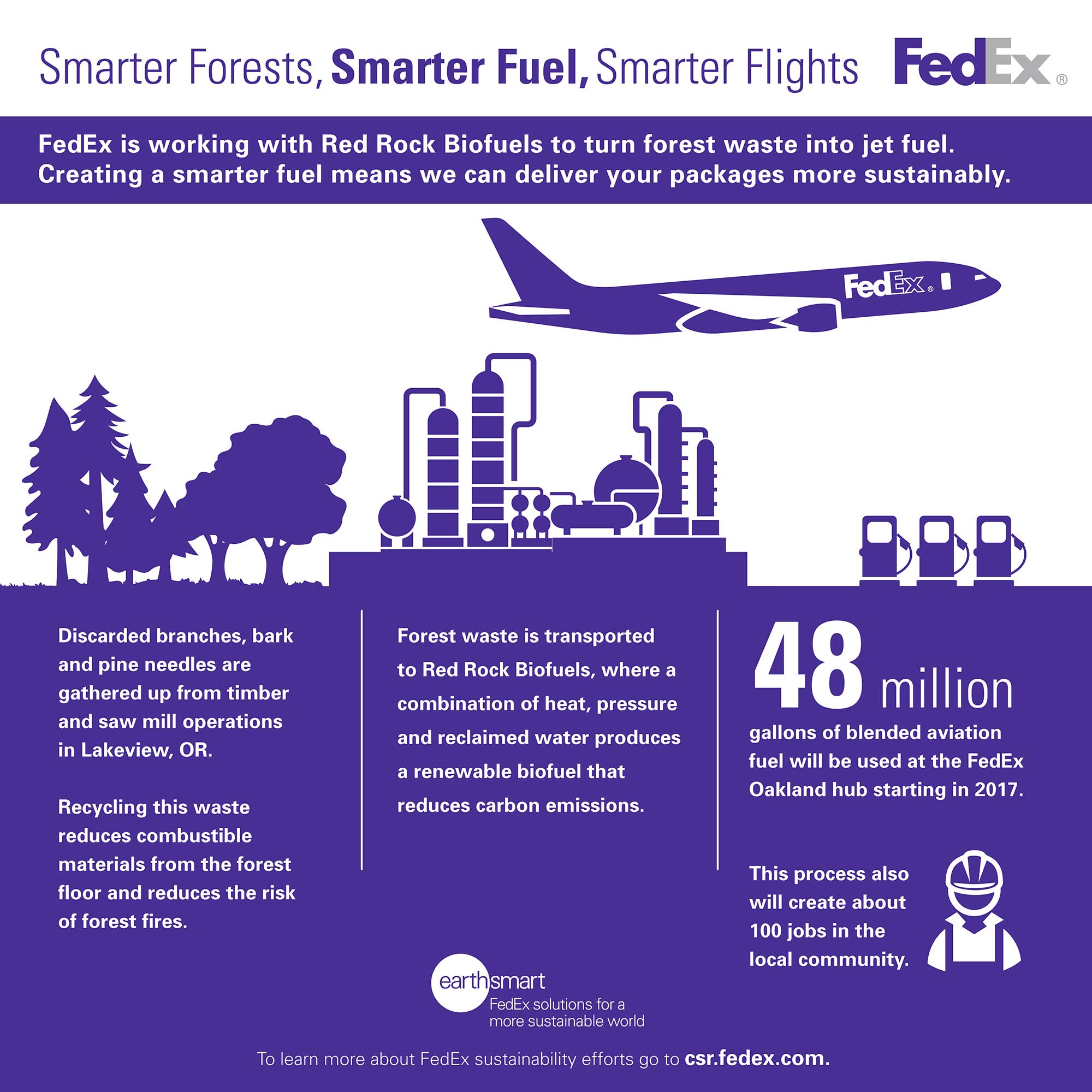 FedEx Flight Operations Logo - Biofuels Take Flight with FedEx [Infographic]