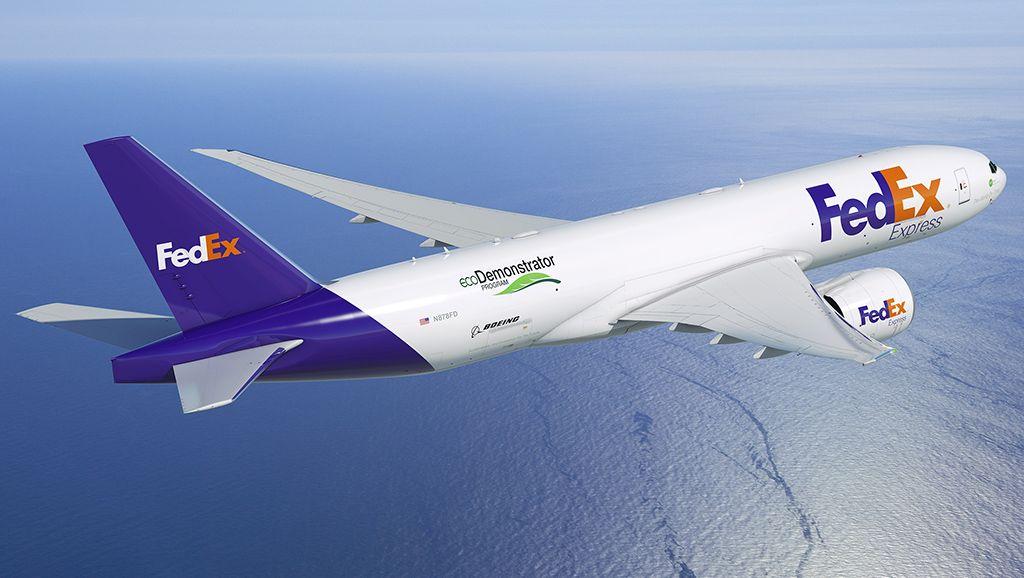 FedEx Plane Logo - Boeing and FedEx Express test green technologies on B777F ǀ Air ...
