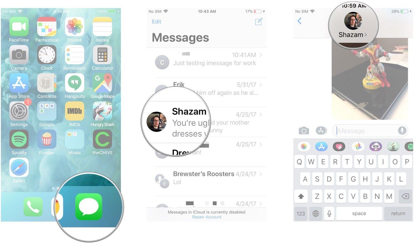 iPhone Messages App Logo - How to send iMessages on IPhone or iPad