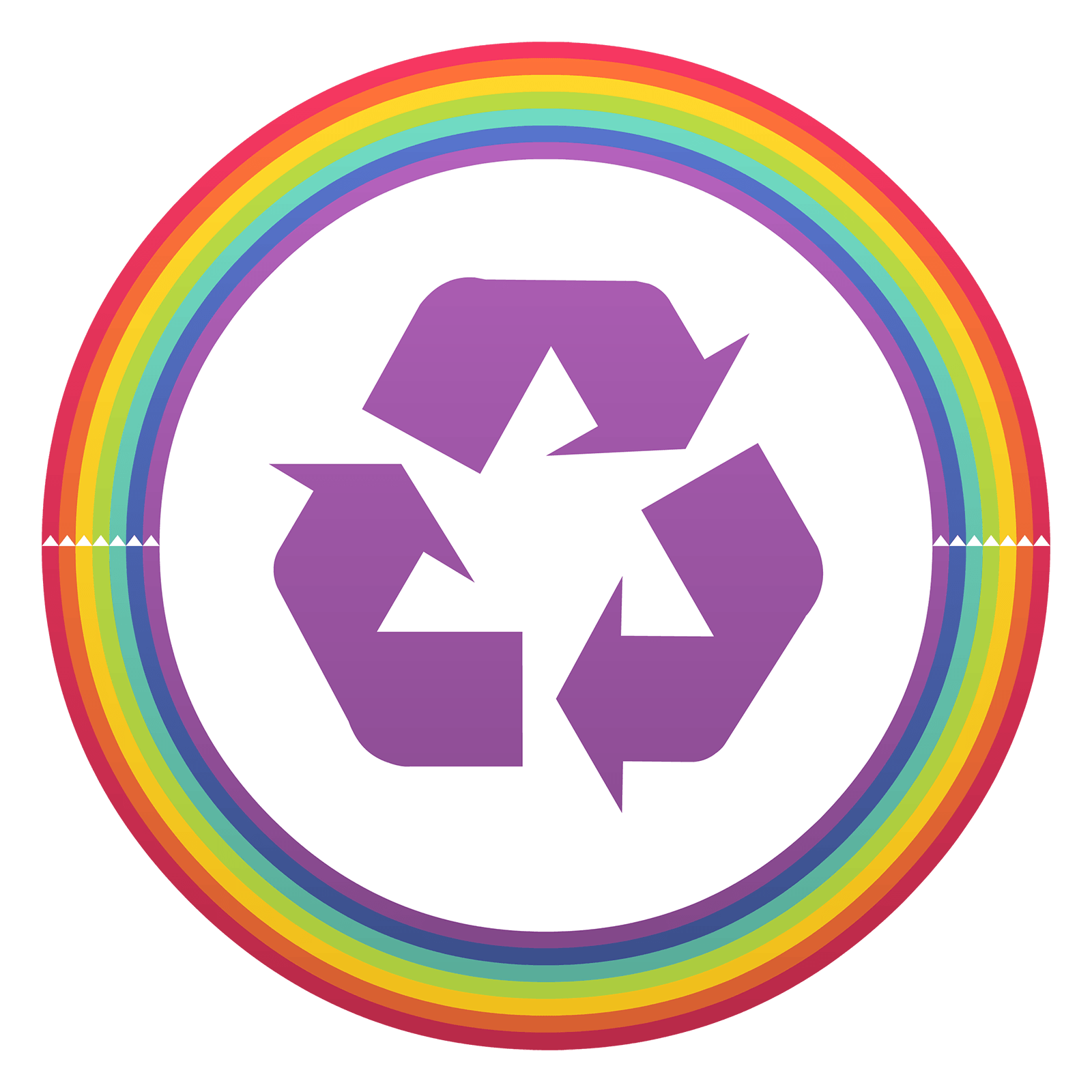 No Circle Logo - Download Zero Waste Symbol or Logo by Recycling.com