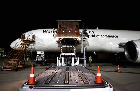 FedEx Flight Operations Logo - Eastern Iowa Airport cargo operations come alive after dark | The ...