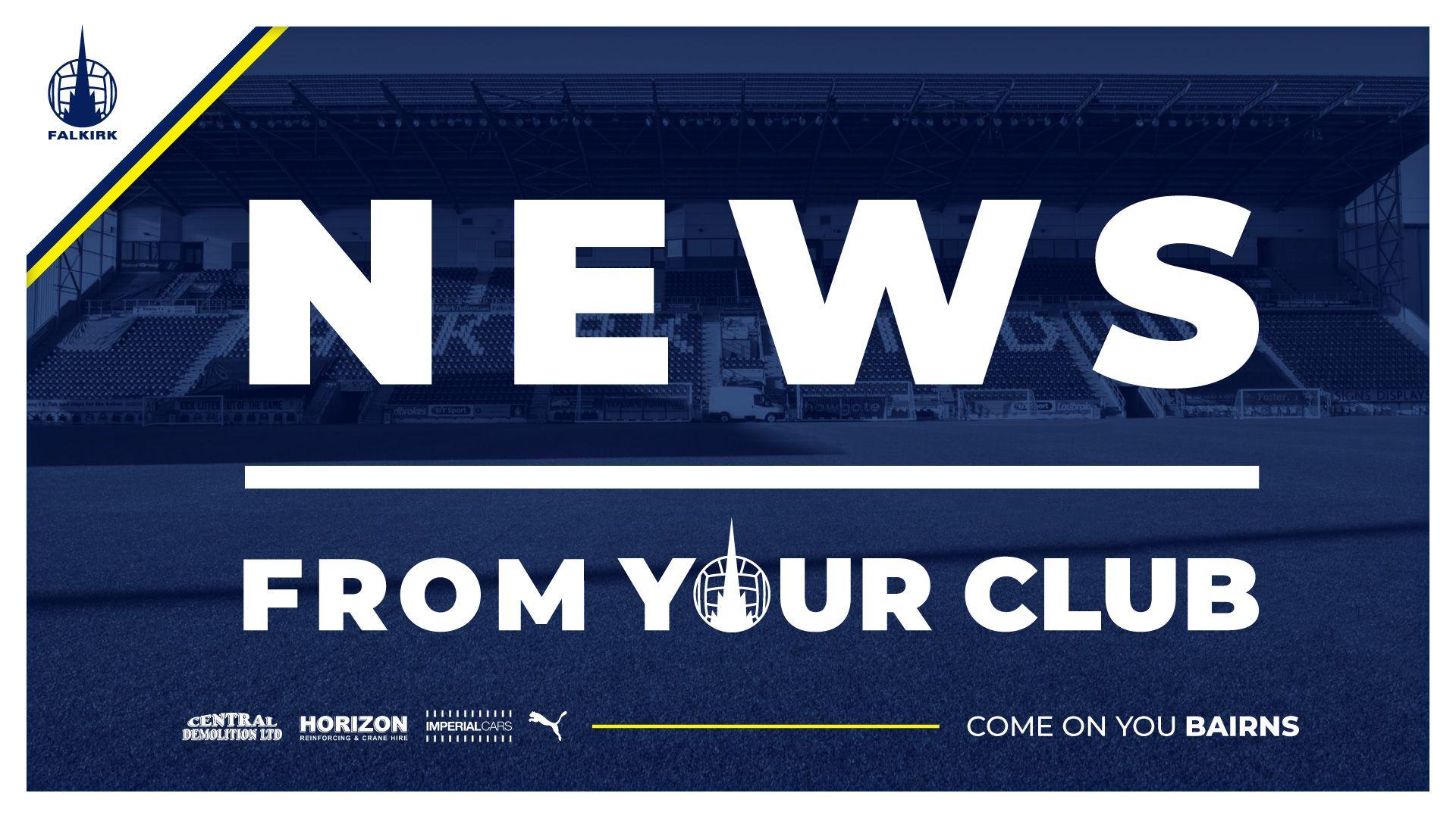 FFC Sports Club Logo - HAVE WE GOT NEWS FOR YOU… – Falkirk Football Club
