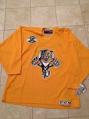 Yellow Bud Logo - FLORIDA PANTHERS JERSEY Yellow Bud Light Party Zone Nwt Size Xl Old