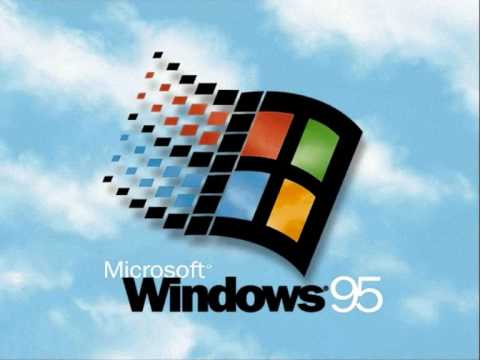 Oldest Microsoft Logo - Microsoft Windows 95 Startup Sound - YouTube