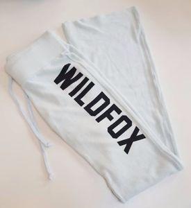 Wildfox Couture Logo - WILDFOX COUTURE ICE BABY BLUE LOGO JOGGING SWEATPANTS XS 8 4 36! | eBay