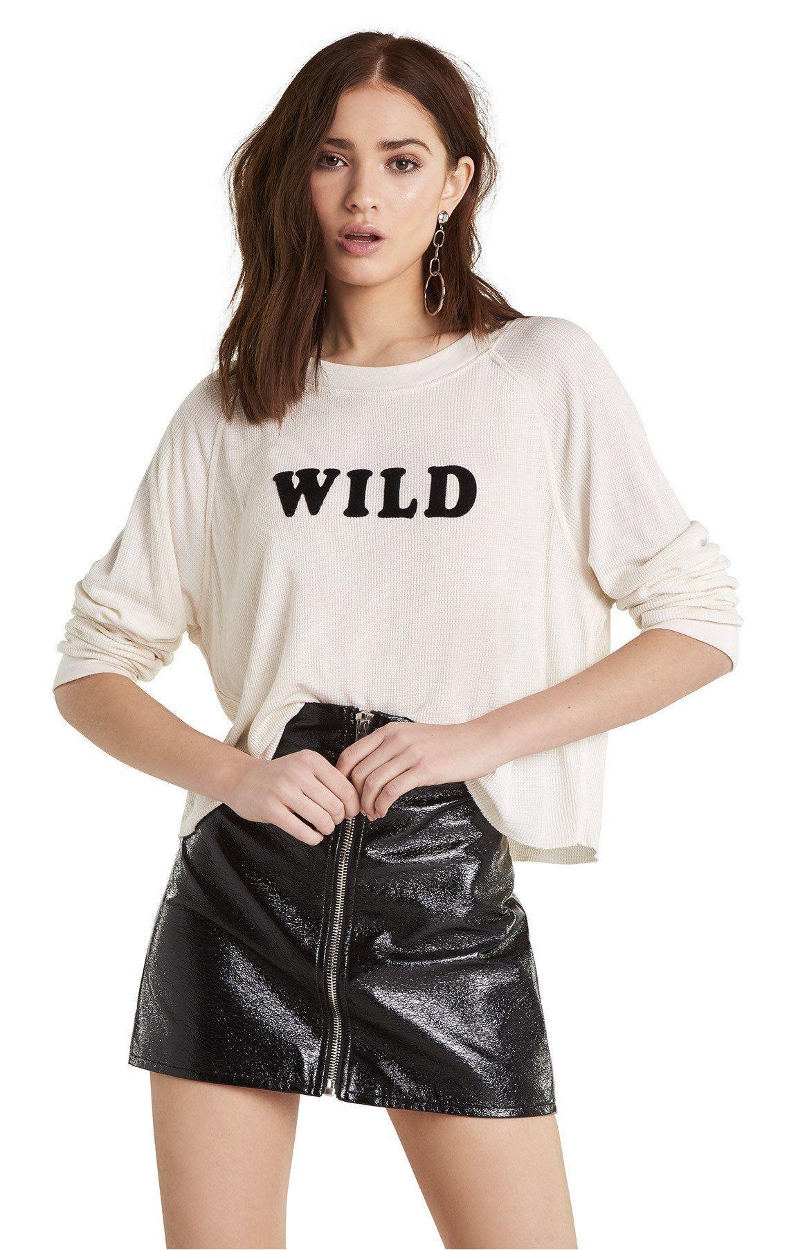 Wildfox Couture Logo - Wild Fox Monte Crop | Vintage Lace – Wildfox Couture