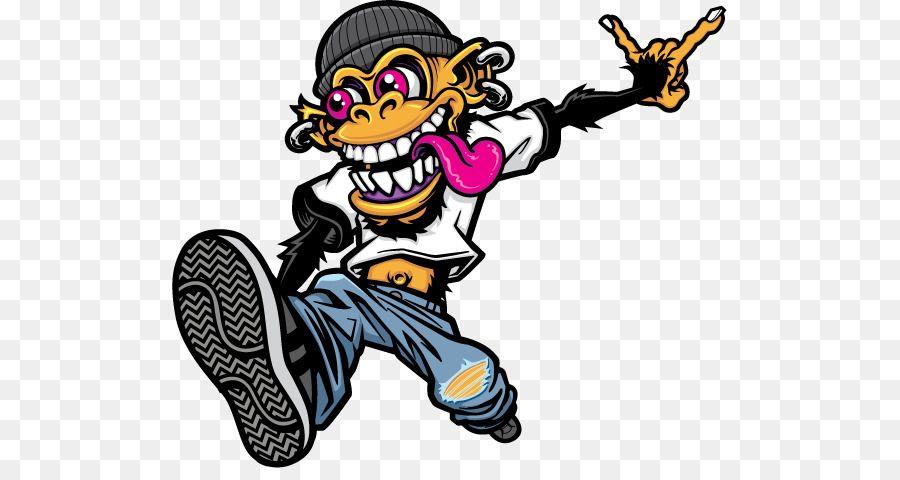 Graffiti Skateboarding Logo - Skateboarding Graffiti Drawing Gorilla Logo png download