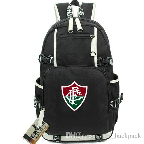 FFC Sports Club Logo - Fluminense Daypack FFC Backpack 1902 Football Club School Bag Soccer
