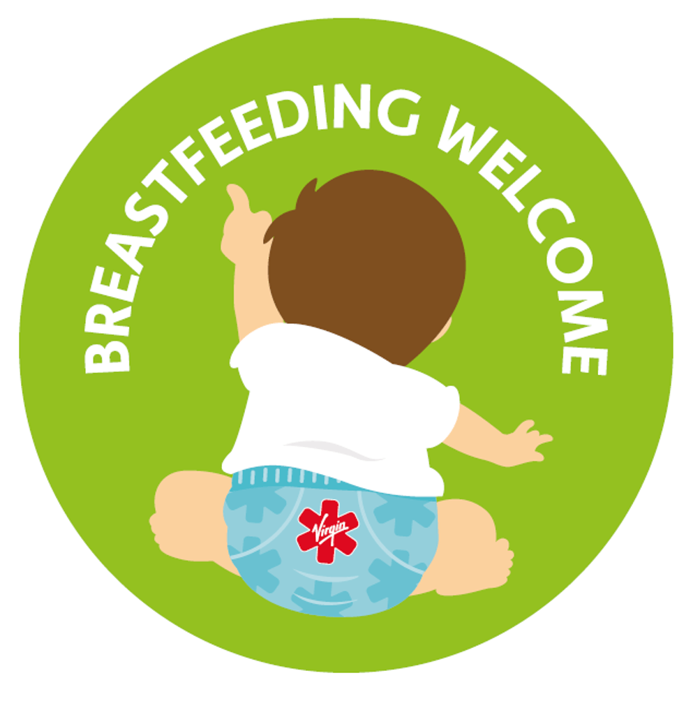 Baby in Circle Logo - breastfeeding welcome logo revised - Essex Child and Family ...