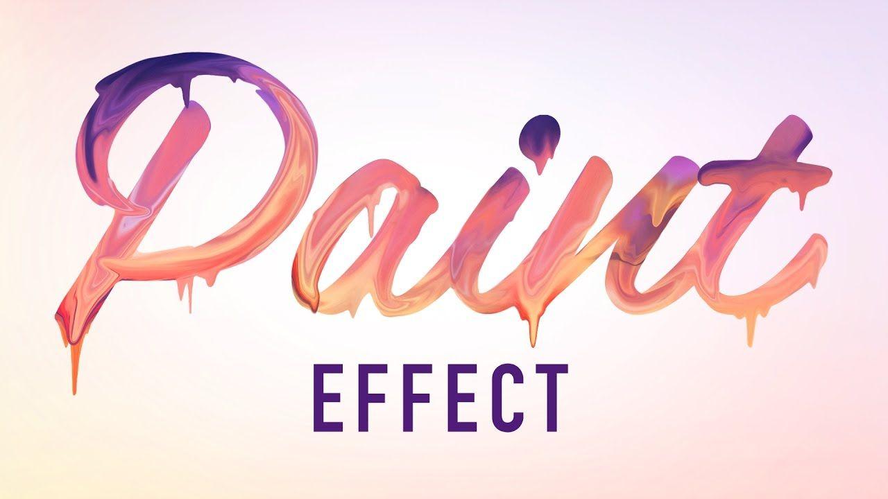 Drip Paint Logo - Photoshop Tutorials - Paint Text Effect - YouTube