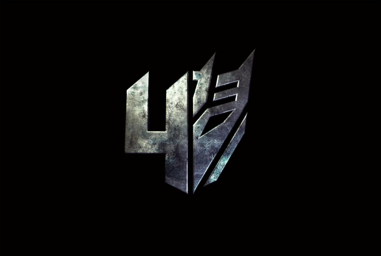 Transformers Logo - Transformers 4 gets a new logo and Mark Wahlberg