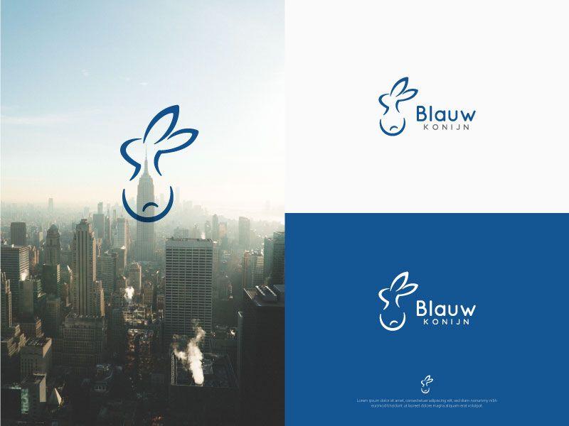 Blue Rabbit Logo - Blue Rabbit Logo by Amit Thadeshwar | Dribbble | Dribbble