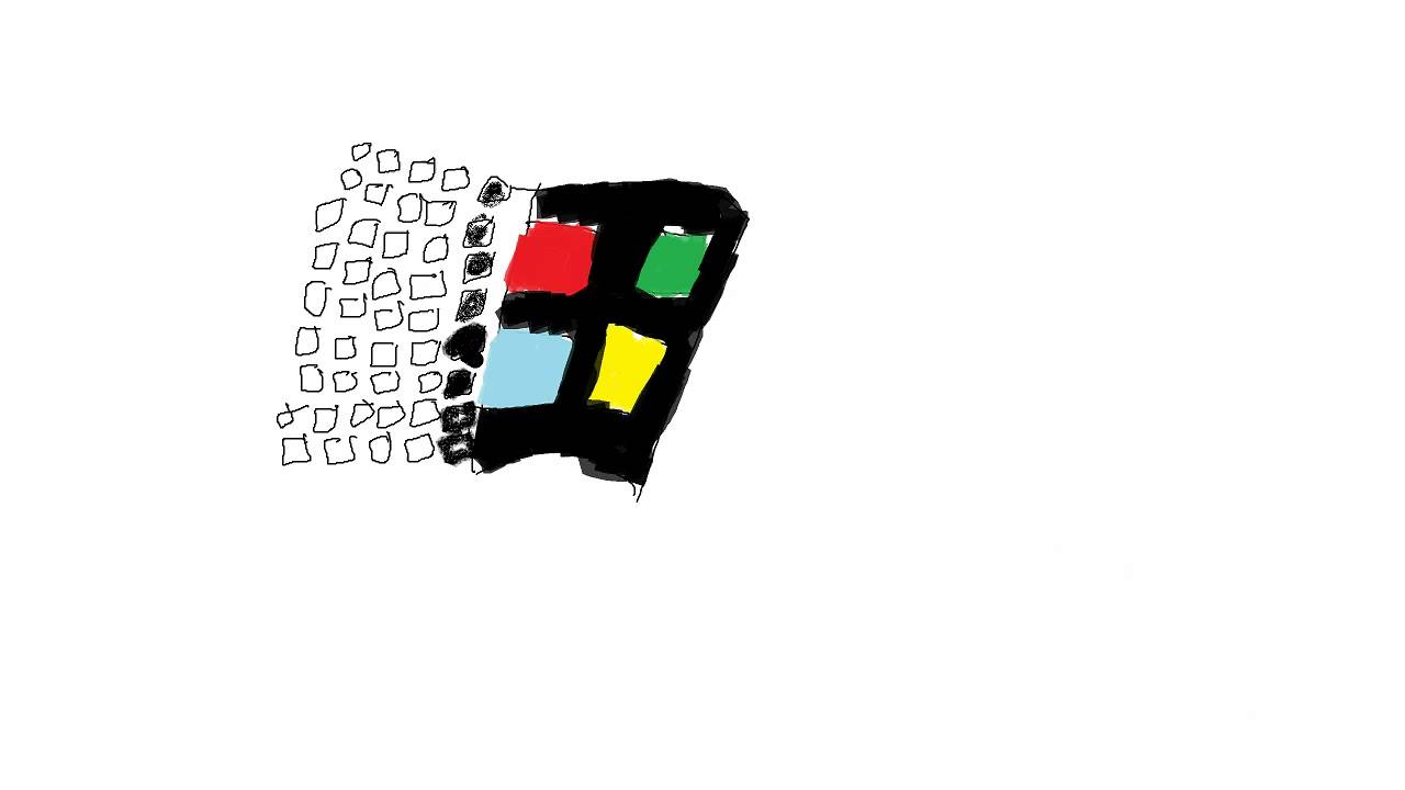 Windows 95 Logo - Windows 95 Logo Speed Paint - YouTube