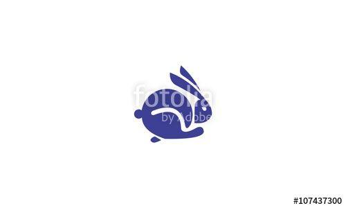 Blue Rabbit Logo - Blue Rabbit Logo Stock Image And Royalty Free Vector Files