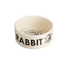 Blue Rabbit Logo - Mason Cash Ceramic White Food Bowl Dish With Blue 'rabbit' Logo | eBay
