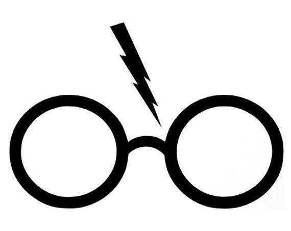 Harry Potter Glasses Logo - Glasses Harry Potter Book Folding Pattern and FREE Tutorial | Etsy