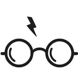 Harry Potter Glasses Logo - Harry Potter Glasses vinyl decal sticker car truck mac - U Pick ...