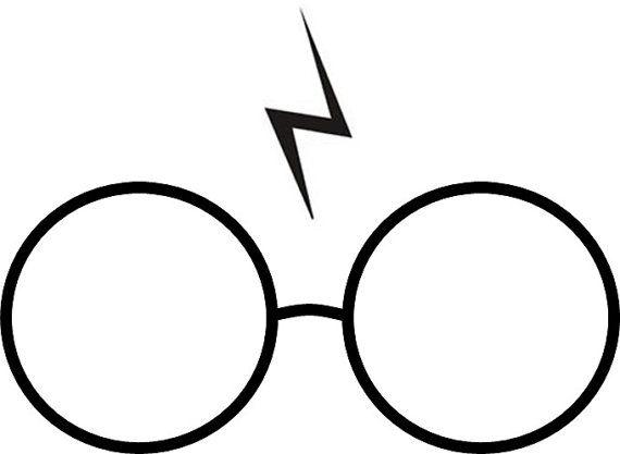 Harry Potter Glasses Logo - Harry Potter Glasses and Scar Temporary by temporarytattooyou | Art ...