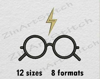 Harry Potter Glasses Logo - Harry potter glasses | Etsy
