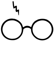 Harry Potter Glasses Logo - Custom Harry Potter Lightning Glasses Unisex Hoodie By ...