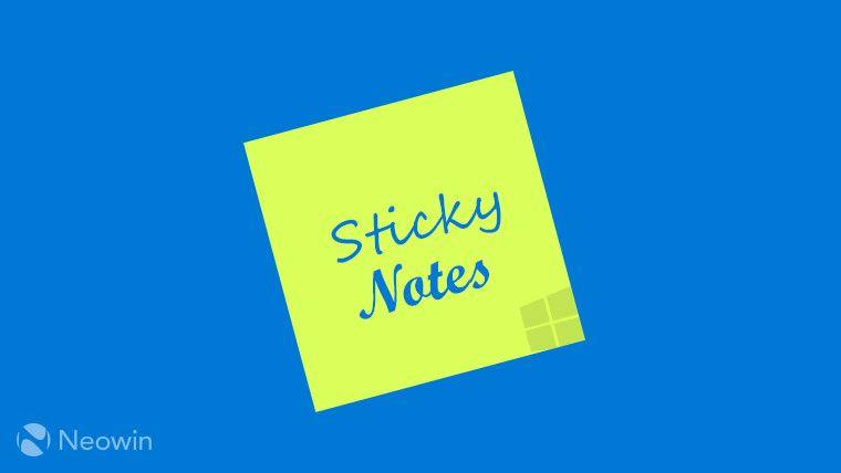 Microsoft Sticky Notes Logo - You can now sync Windows 10 Sticky Notes with OneNote for Android