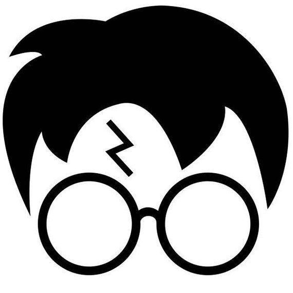 Harry Potter Glasses Logo - Harry Potter Vinyl Decal Car Decal HP Harry Potter Glasses | Etsy