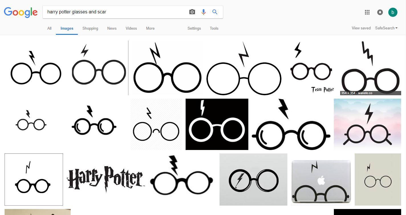 Harry Potter Glasses Logo - Harry Potter and the.Glasses and Lightning Bolt Trademark Application