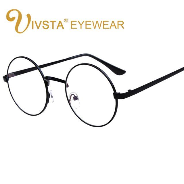 Harry Potter Glasses Logo - IVSTA Vintage Round Glasses Men Harry Potter Glasses Frame ...