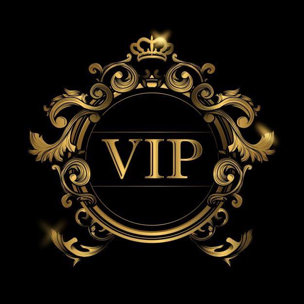 VIP Circle Logo - Vip background design Vector