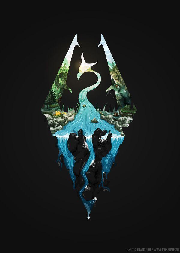 Cool Nature Logo - Steam Community :: :: Skyrim Nature Icon